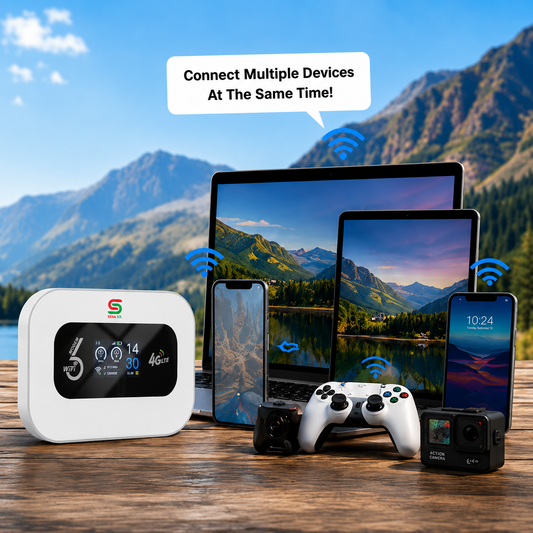 SenaSix - Portable mobile WIFI, use anytime, anywhere